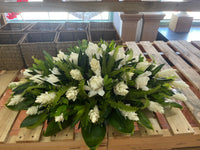 Tropical Casket Arrangement